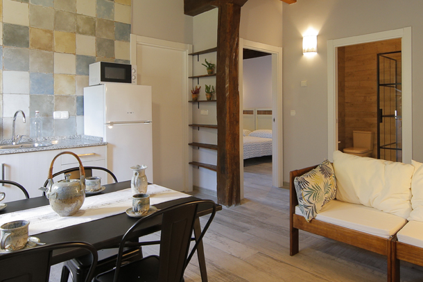 apartament rural cuina salo menajador